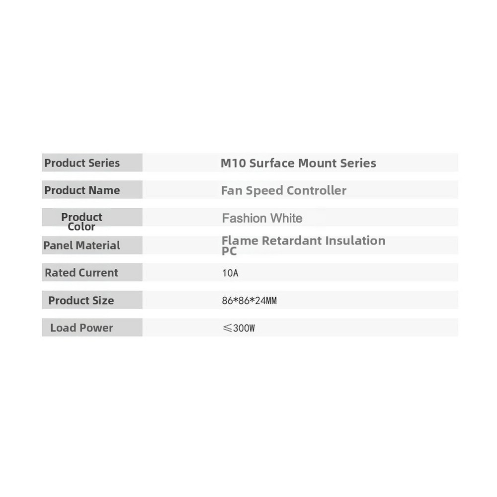 Ceiling Fan Knob Speed Controller For surface Mounted for Easy Installation ABS