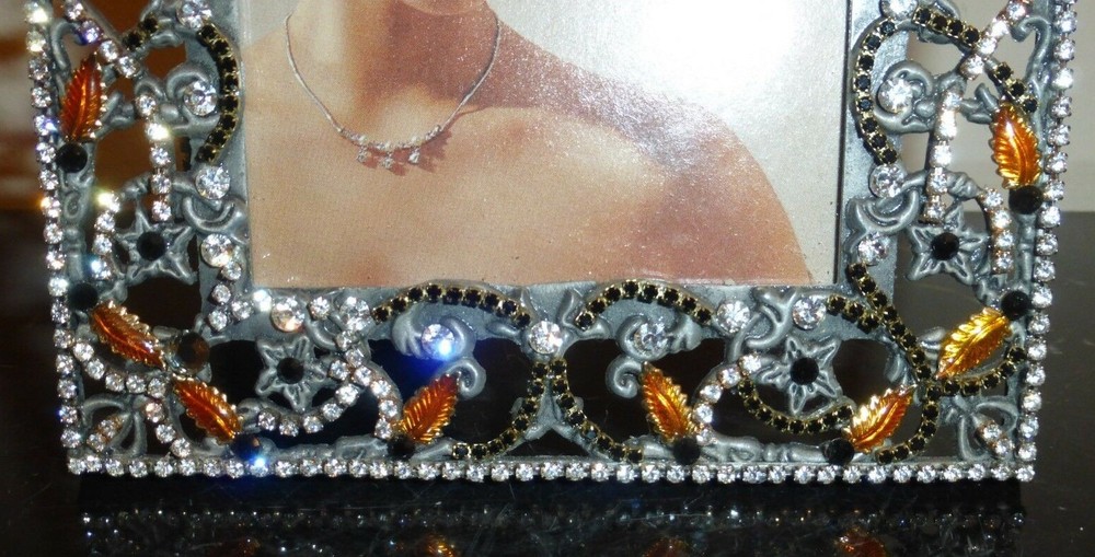 Authentic Nevalia Swarovski Crystals Picture Frame