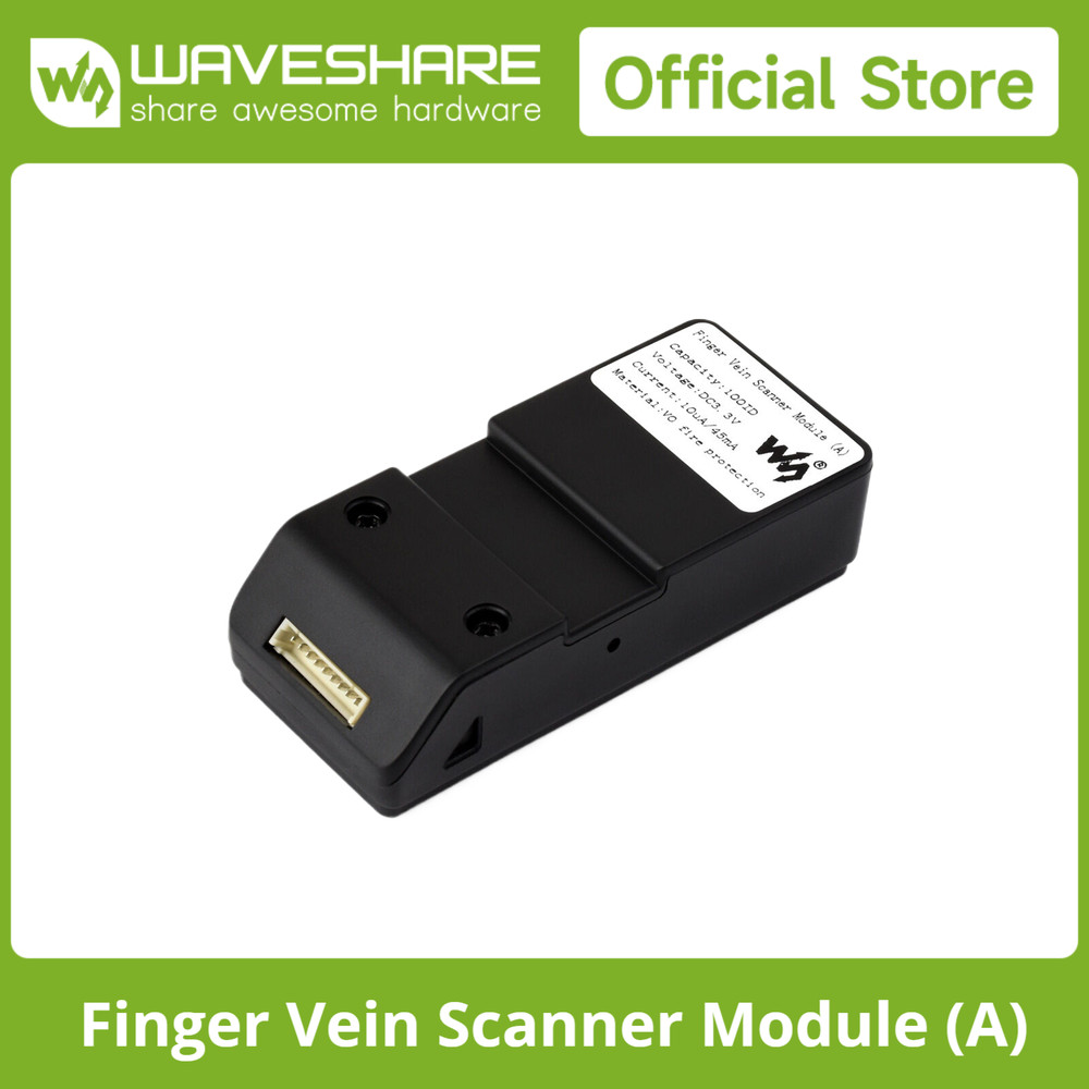 Waveshare All-in-one Thin-Type Finger Vein Module Built-in Cortex Core