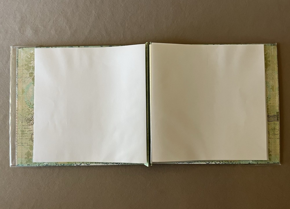 Beautiful Scrapbook, Includes Ten 12” X 12” Top-Loading Page Protectors, New!