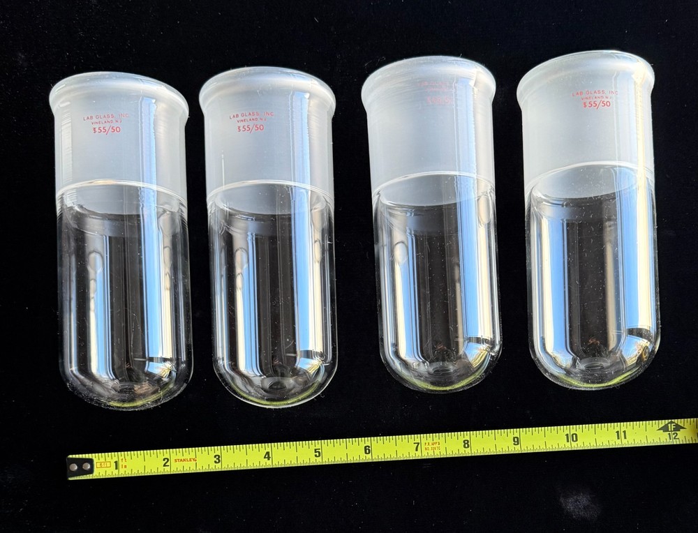 Labware - 4 female glass stoppers