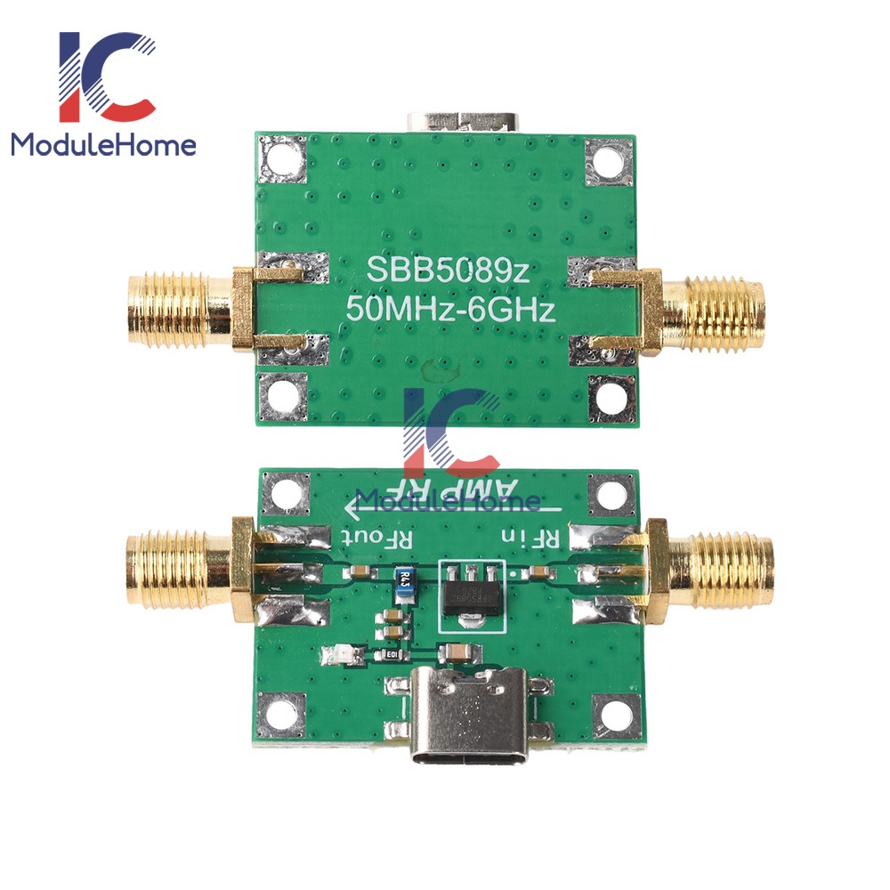 DC 5V SBB5089 Gain 20dB RF Module 5MHz~6GHz RF Power Amplifier Front-end module