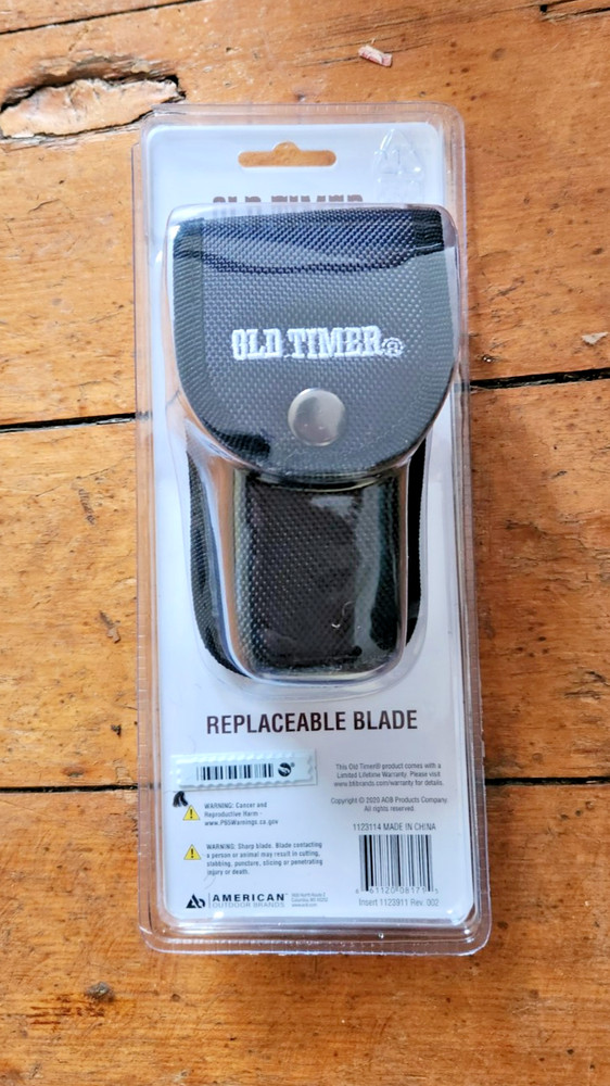 Old Timer Replaceable Blade Folding Knife 2.75" 60A Stainless with 12 Blades