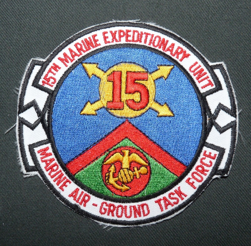 Original USMC 15th Marine Expeditionary Unit Air Ground Task Force Patch