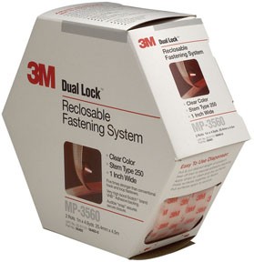 RECLOSABLE FASTNER SYSTEM CLEAR 1 X 4.9 YD MMM-6463