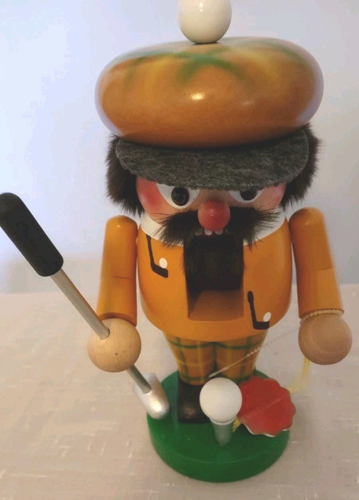 Steinbach Original Nutcracker Golfer Made in Germany 9.5"