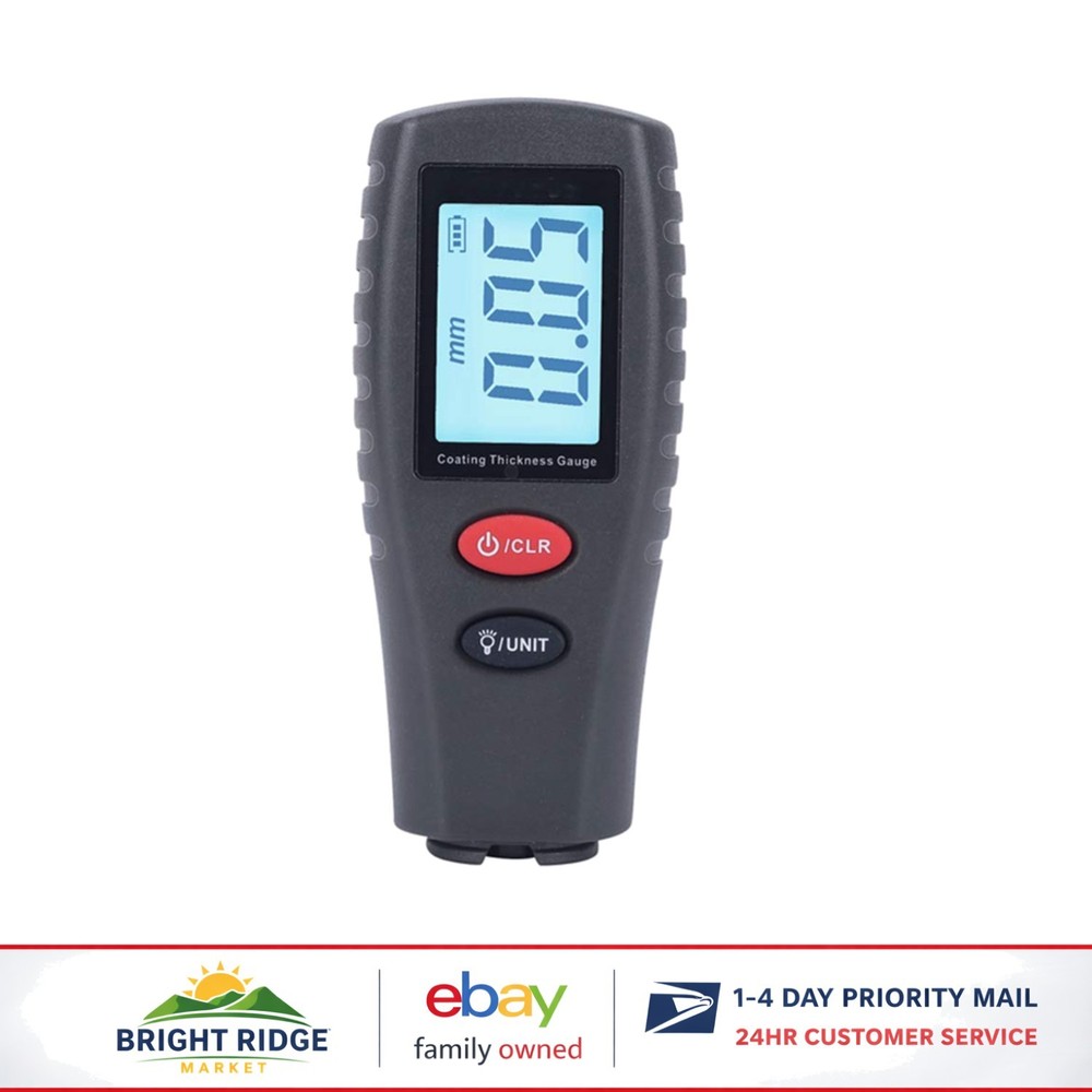 Portable Paint Thickness Tester for Automotive Use with Data Hold Function