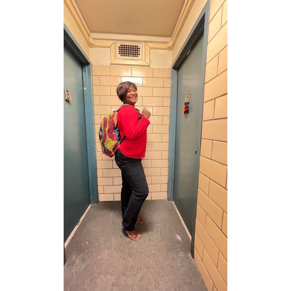 Adult Ankara Patchwork African print backpack