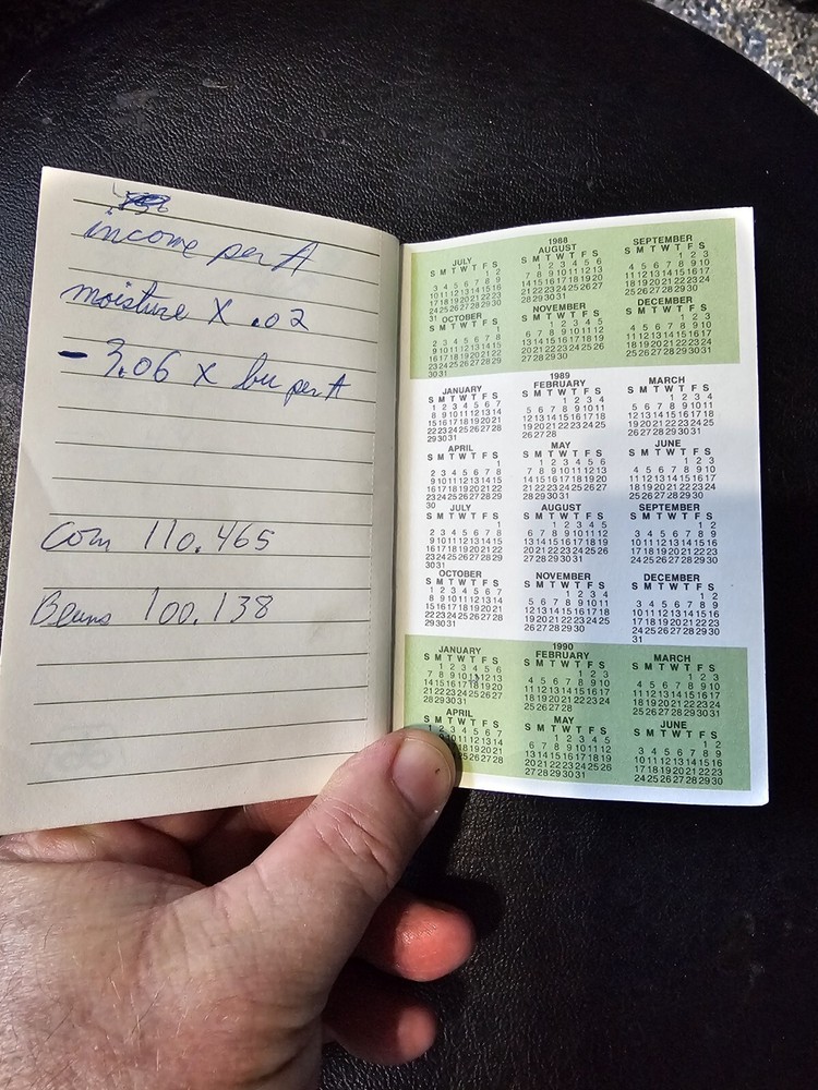 Pioneer Seed Crop Notes 1988-1998
