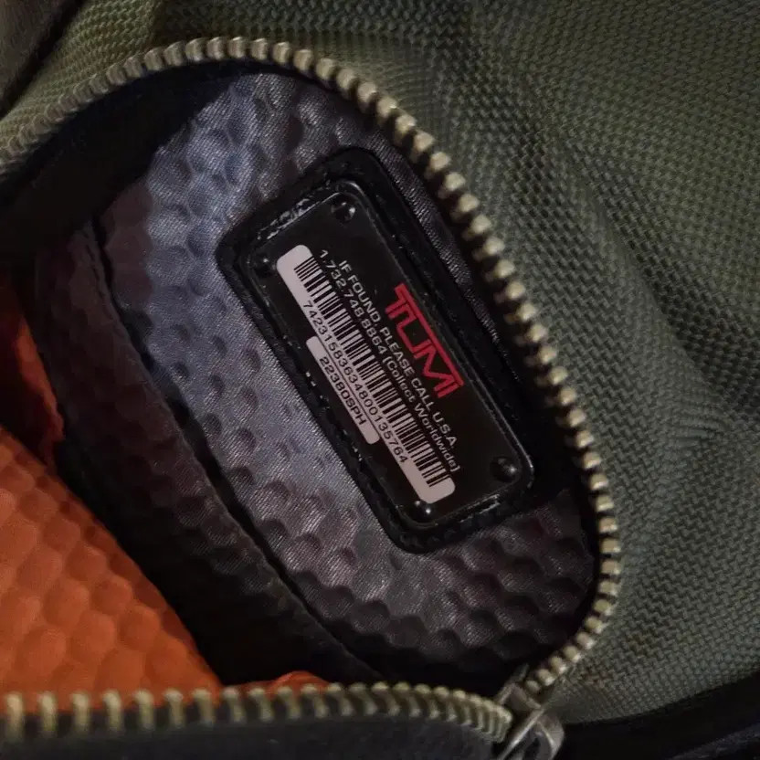 TUMI Alpha Bravo Rezon Olive Backpack Good Condition