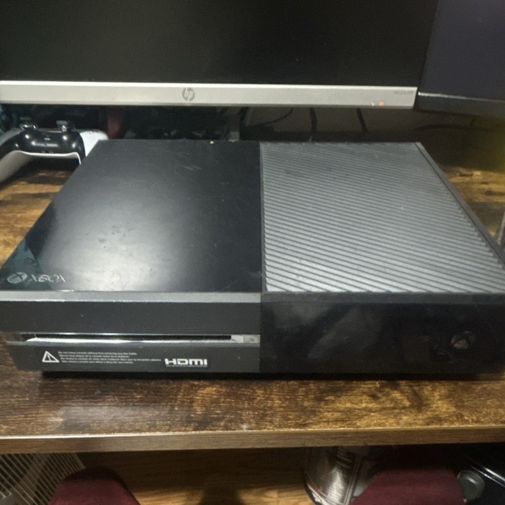 microsoft xbox one console black hdmi blu-ray compatible