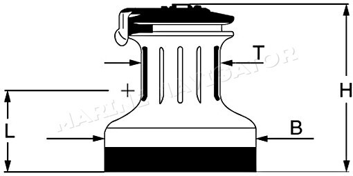 ANDERSEN 50ST Winch FS 2-Speed