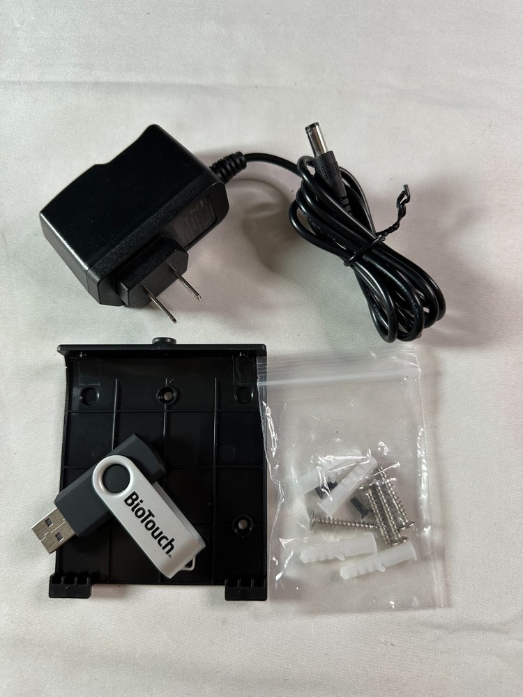 Acroprint BioTouch Black Self-Contained Automatic Biometric Fingerprint Scanner