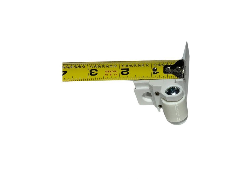 The Adjustable Pocket Door Guide (White)