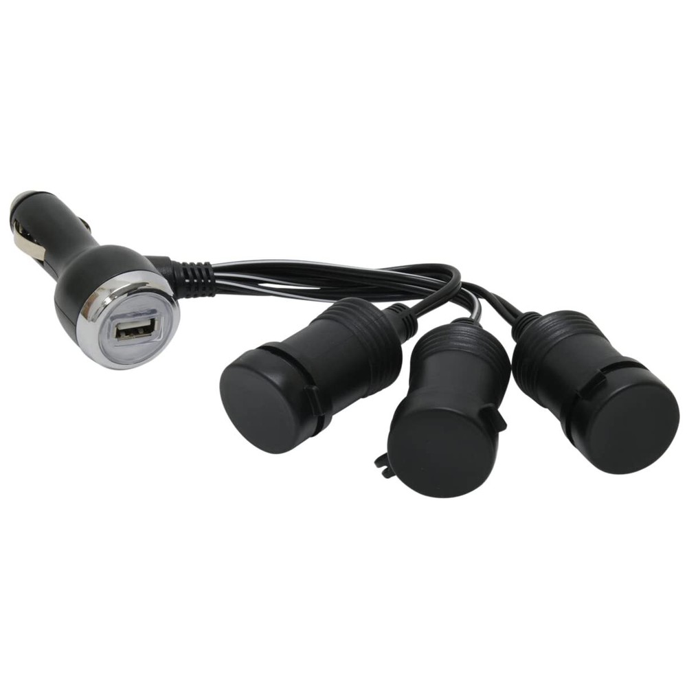 RoadPro RPPSP211USB 4-Way 12-Volt USB Access Adapter