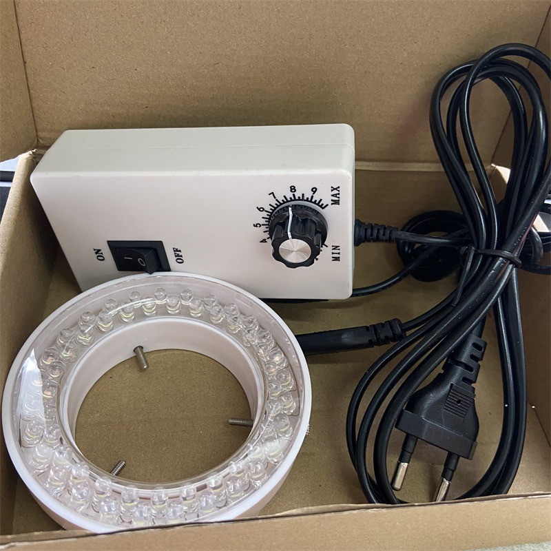 Inner Diameter 60mm 56 LED Light Microscope Ring Lamp Microscope Light Source