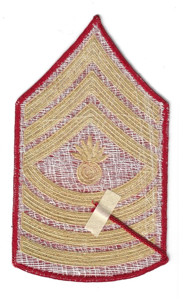 USMC US Marine Corps MASTER GUNNERY SERGEANT Patch