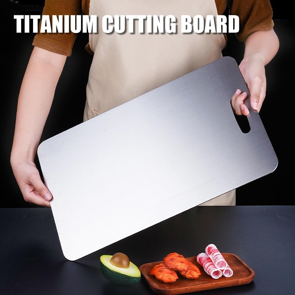 Upgrade Titanium Kitchen Cutting Board - 12"x9" Rectangular
