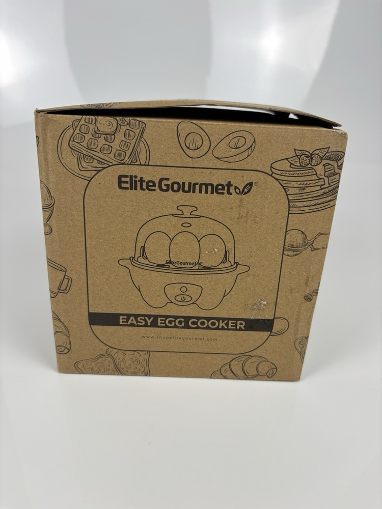 Automatic Easy Egg Cooker - 7 Egg Capacity - Black - Open Box