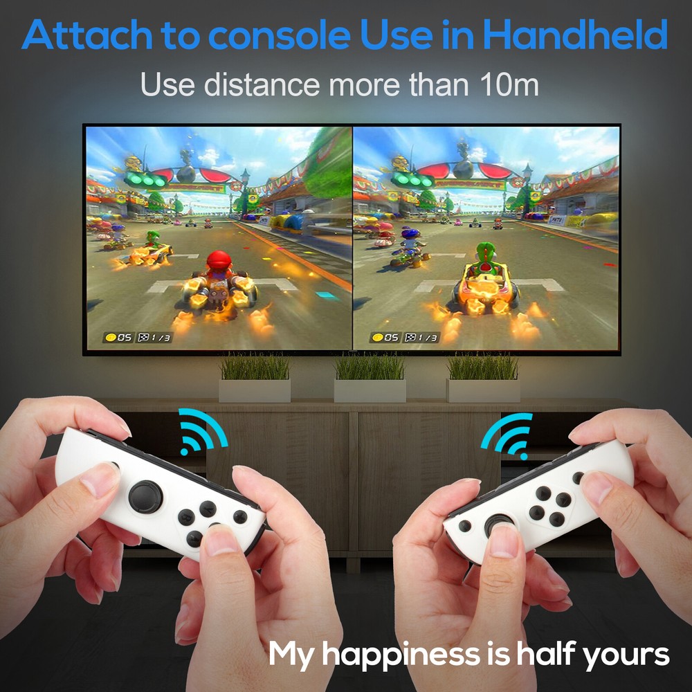 Wireless Controller for Nintendo Switch Gamepad Adapter Power Supply