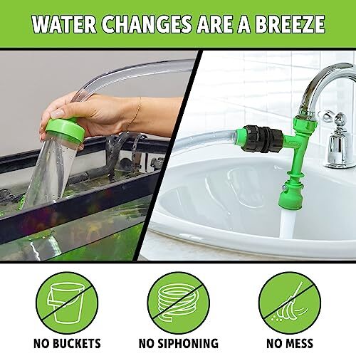 Python No Spill Clean and Fill Aquarium Maintenance System, Assorted Sizes