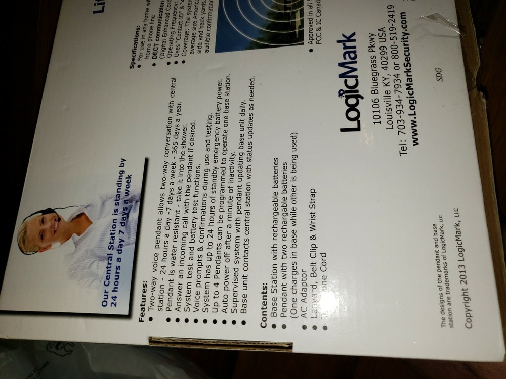 37911 LifeSentry Personal Emergency Response System retail $249
