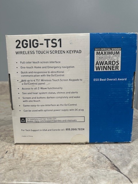 2GIG-TS1 Wireless Touch Screen Keypad