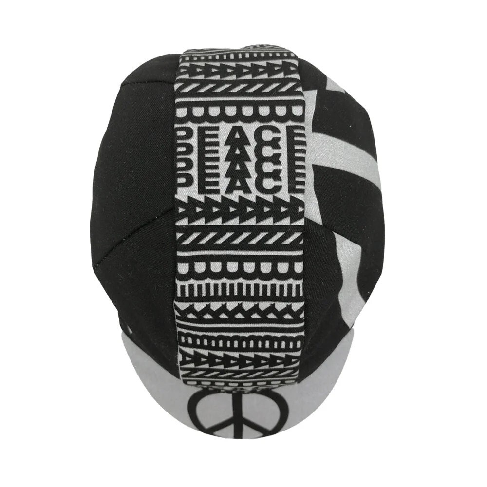 Cinelli Cycling Cap : PEACE BLACK