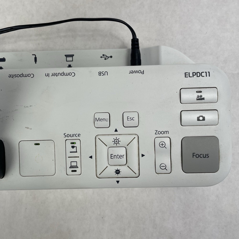 Epson ELPDC11 Document Camera No Cords No Remote