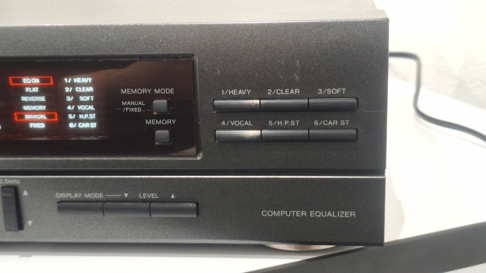 [ Add Video ] Panasonic SH-D50 Graphic Equalizer Vintage Tested EQ Function