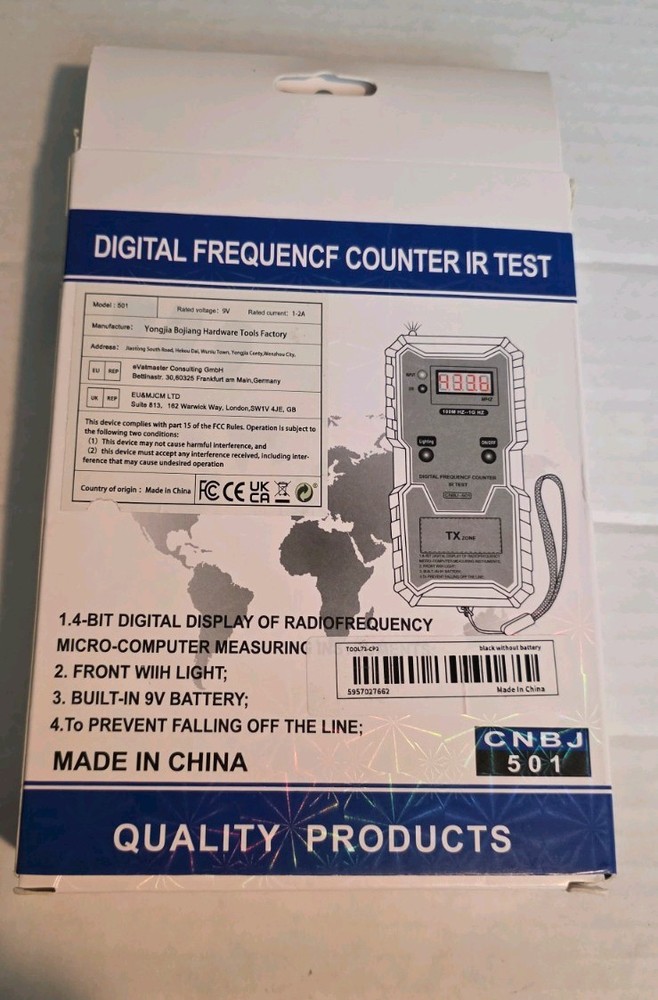 Digital Frequency Counter IR Tester