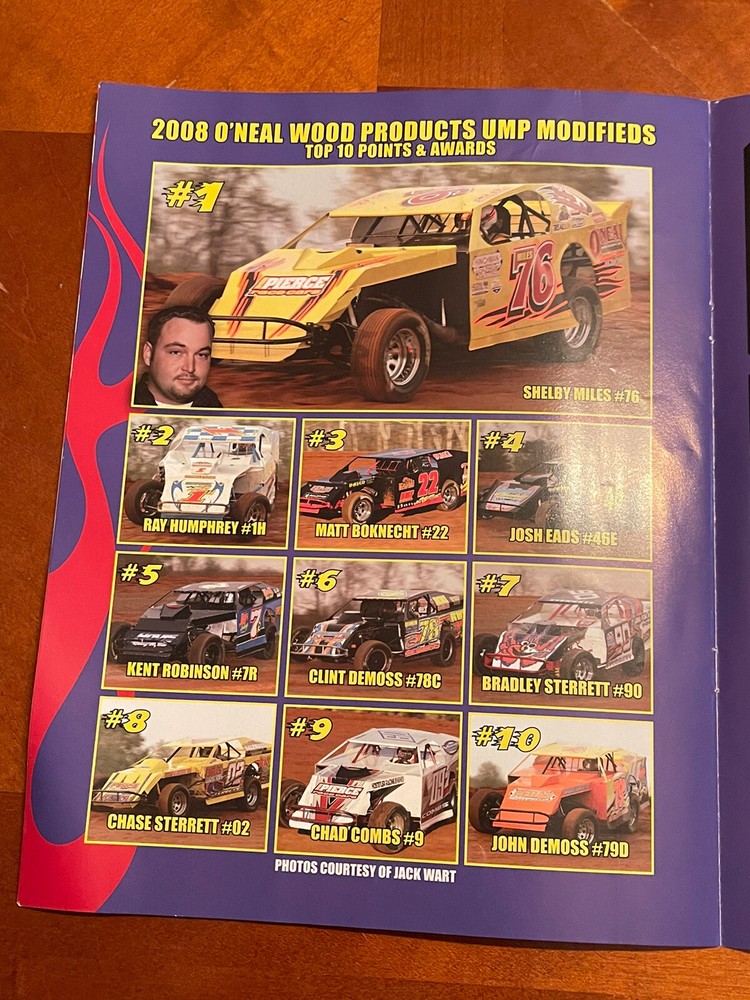 2009 Bloomington Speedway USAC Race Program
