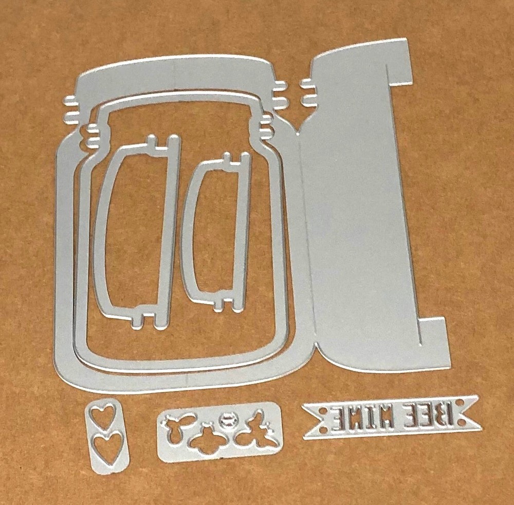Sizzix Thinlits Jar Fold-a-Long Die Set - New w/out packaging