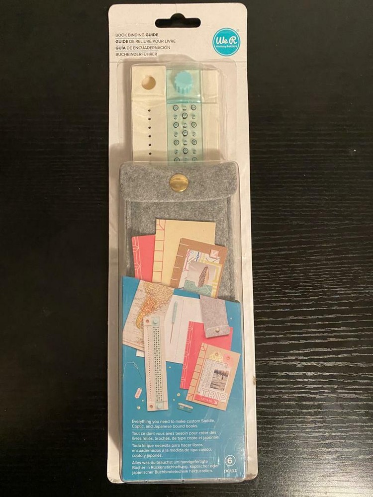 We R Memory Keepers Journal Book Binding Punch Guide - (6 Pieces)