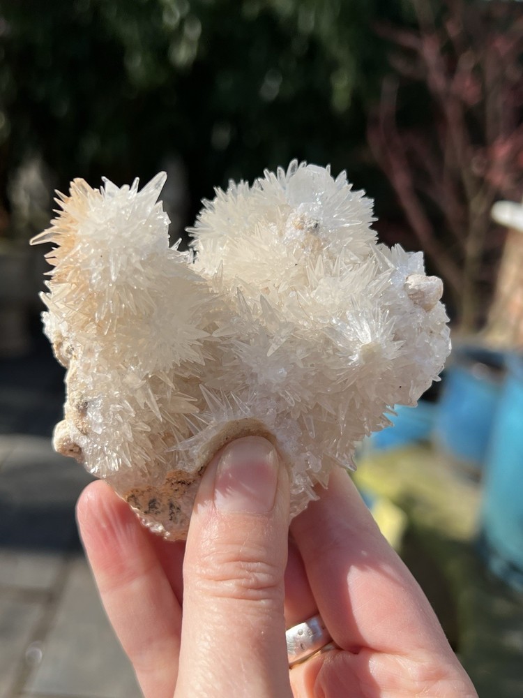 Calcite Spiky Cluster Patterns 244g 1