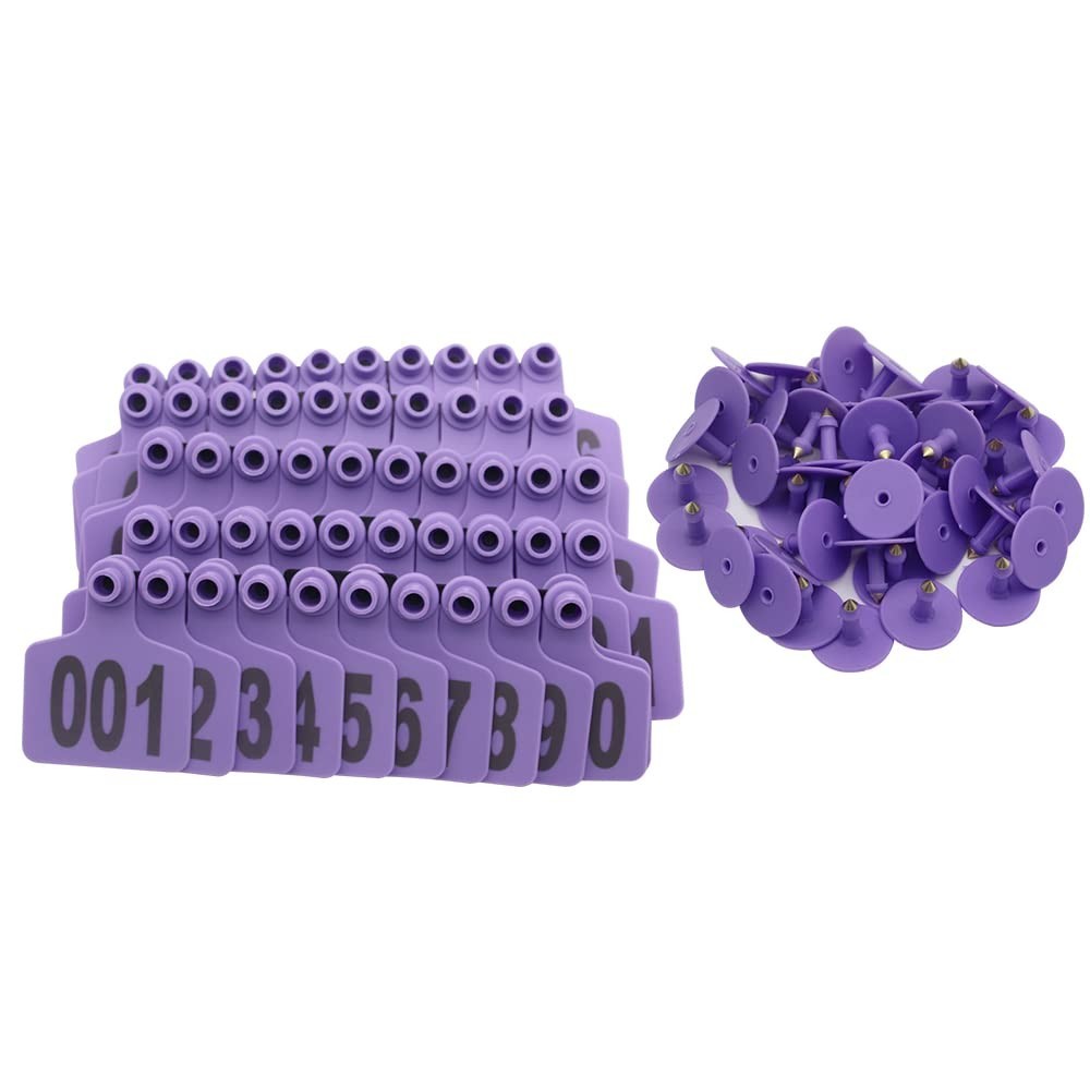 Plastic Ear Tags for Cattle, Calves & More - 101-200 Options Available