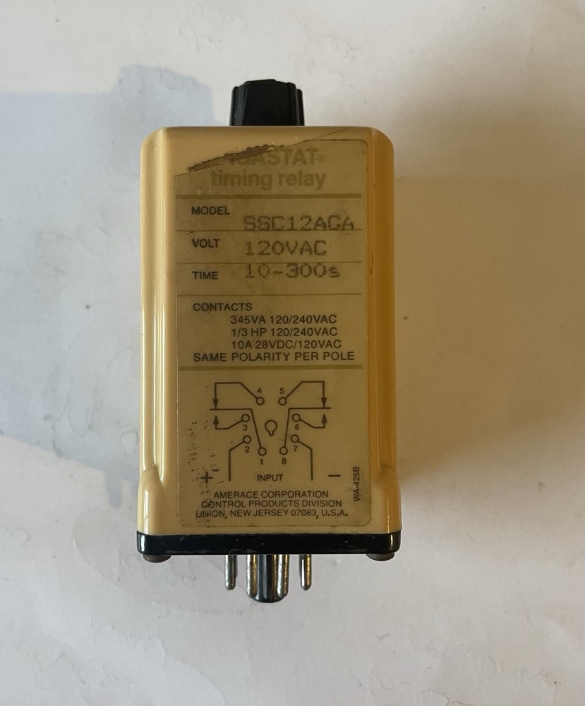 Agastat SSC12ACA Time Delay Relay