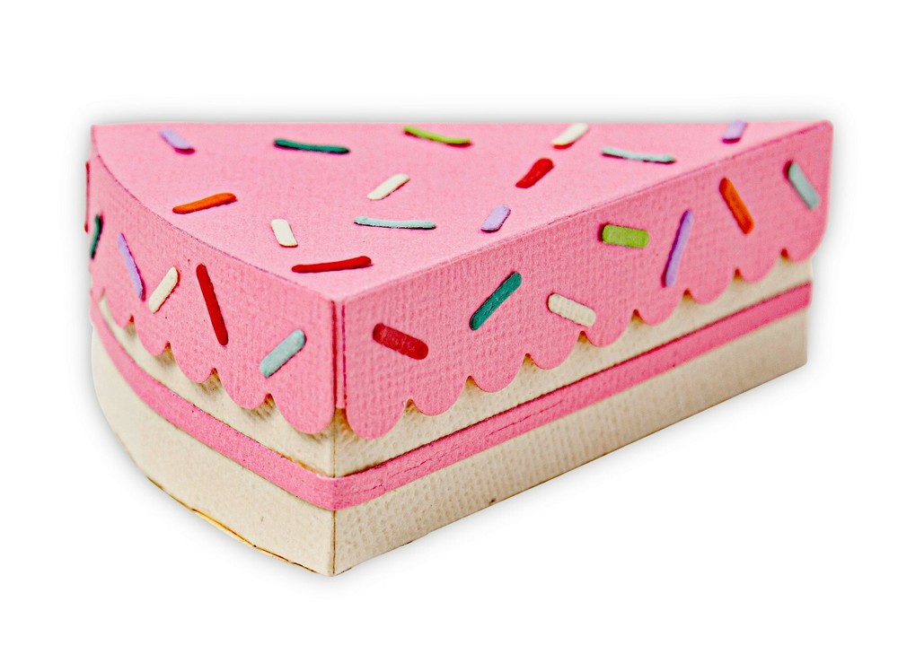 Sizzix Thinlits Cake Slice Box 10PK set #665883 Retail $28.99 by Kath Breen