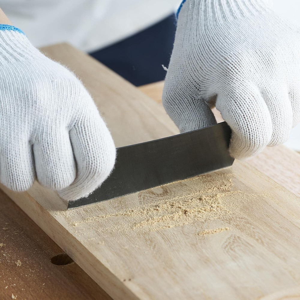 Cabinet Scraper Burnisher with 4 Piece Multi-Shaped Scraper Set 2 Rectangle 1 Cu