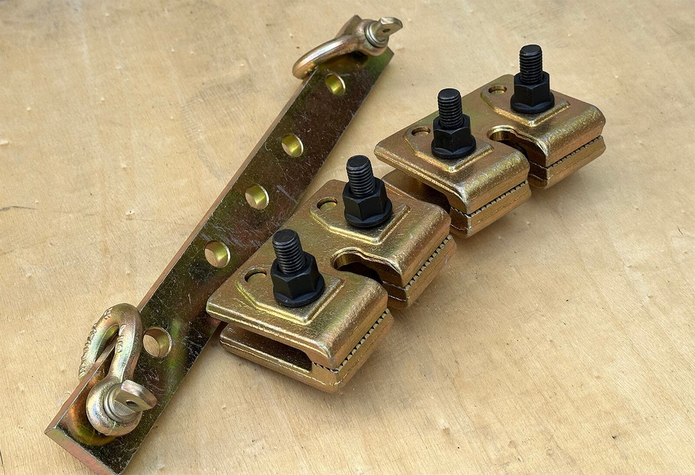 Multiple Way Double Clamps Pulling Straighten 4 Auto Body Frame Unibody Clamp