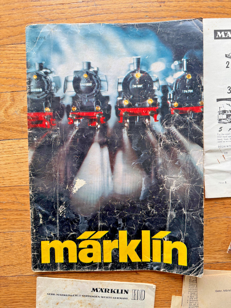 Vintage Marklin Catalogues and Instructions