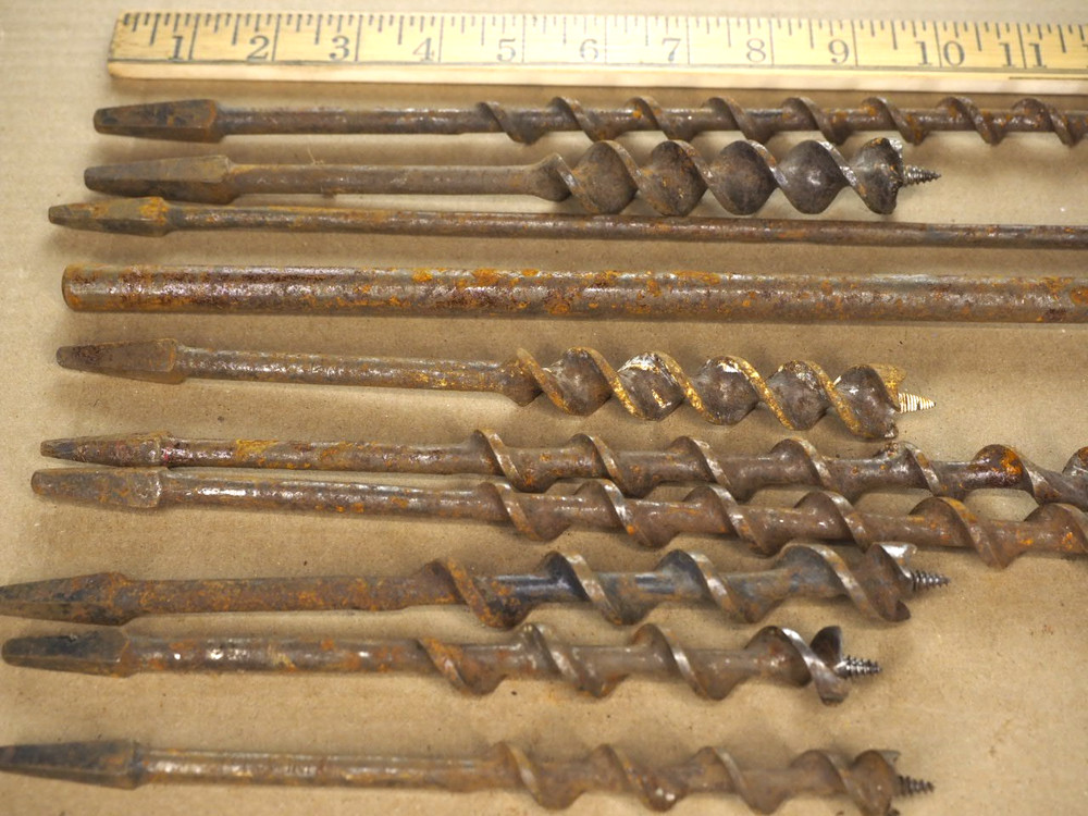 Auger bit hand brace drill bits
