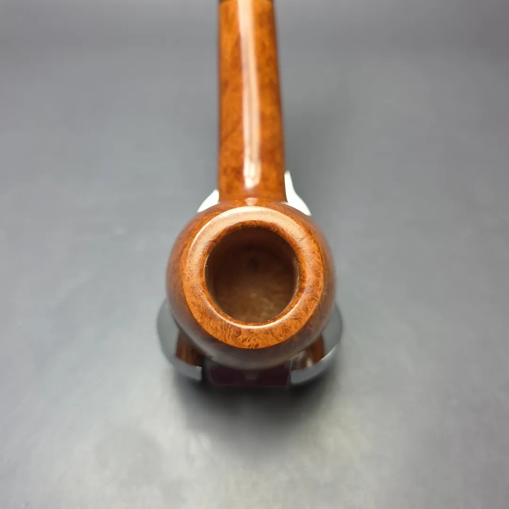 Dave Neeb Smooth Long Shank Apple Handmade Briar Pipe, New