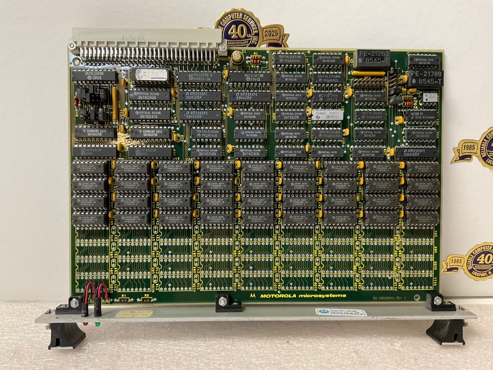 Motorola Microsystems VME Computer Module # MVME 222-1 Board 01-G3025MO1 Memory