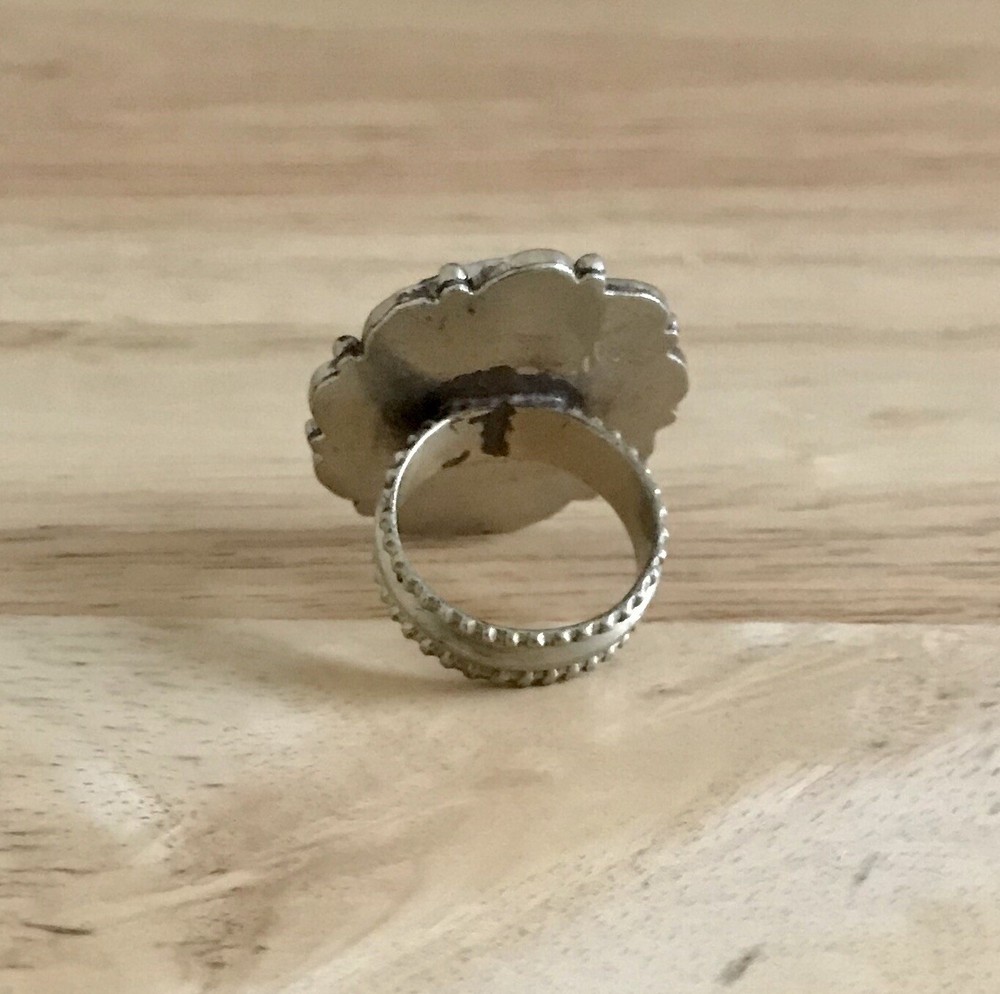 Turquoise Coral Ring