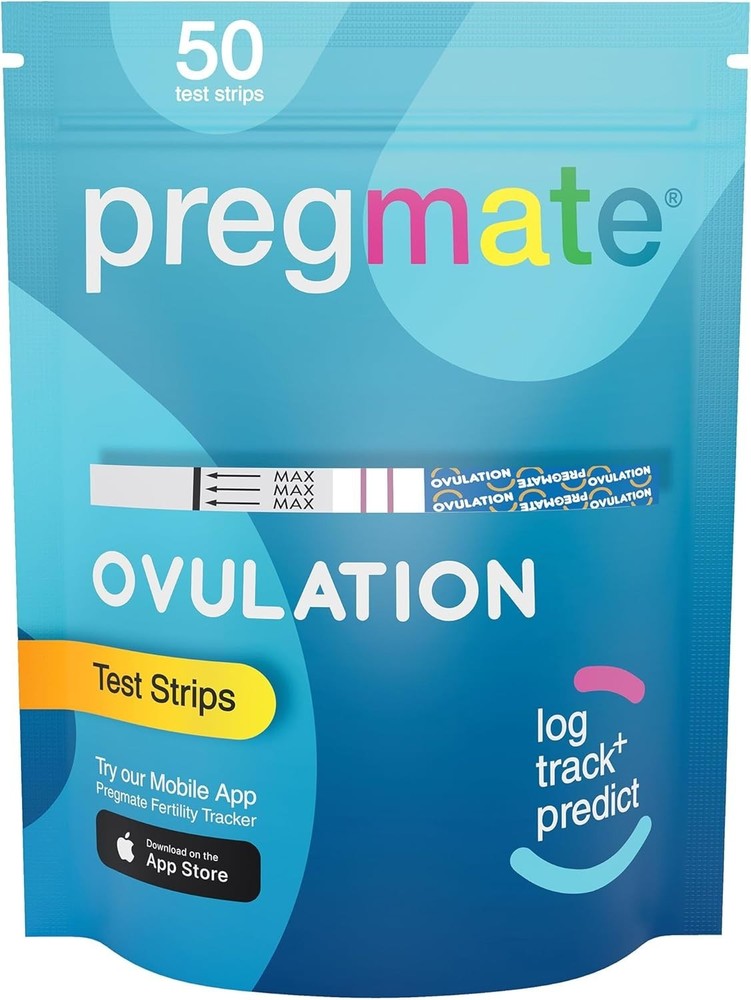 50 Count Ovulation Strips - Accurate Fertility Predictor Kit for Conceiving