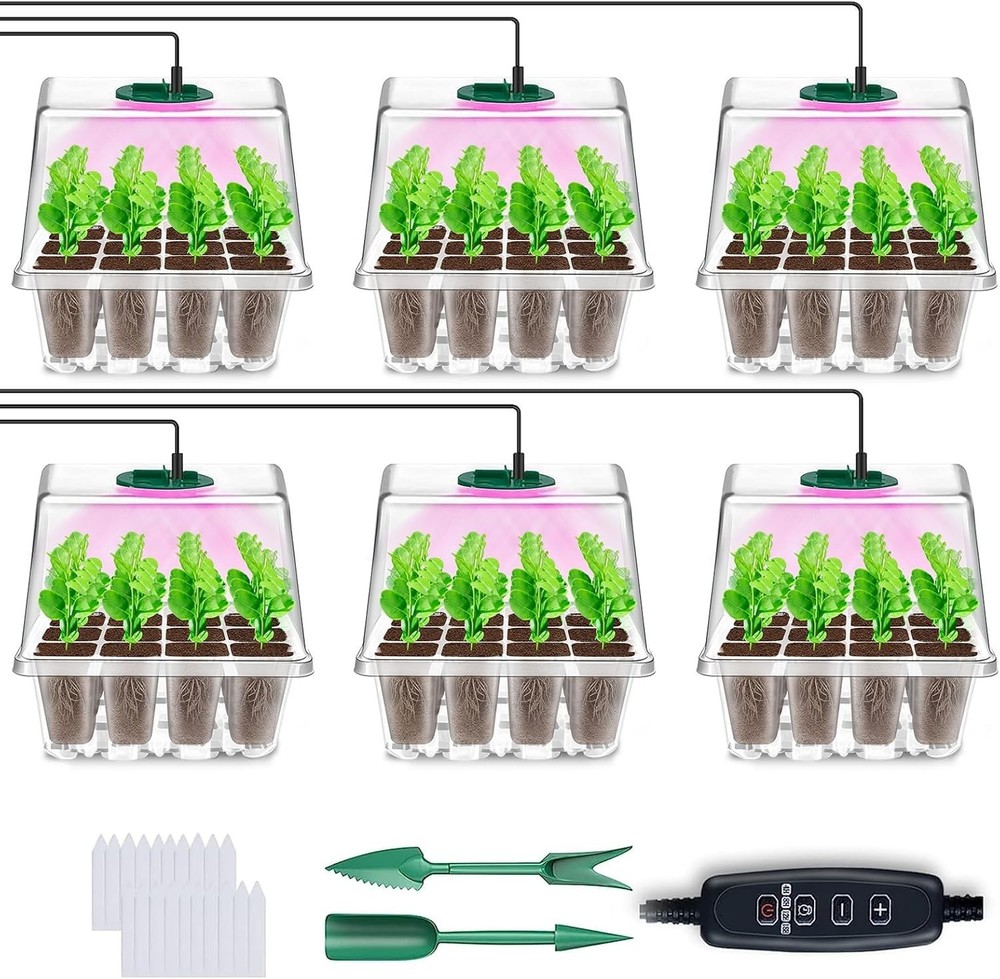 Smart Seed Starter Kit with Full Spectrum Light
