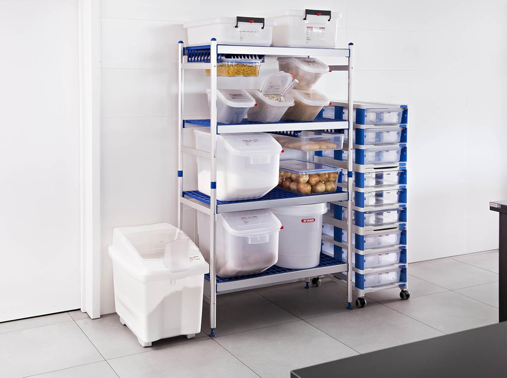 Ingredient Bin, Storage Container for Large Quantity Ingredients, Use in Commerc