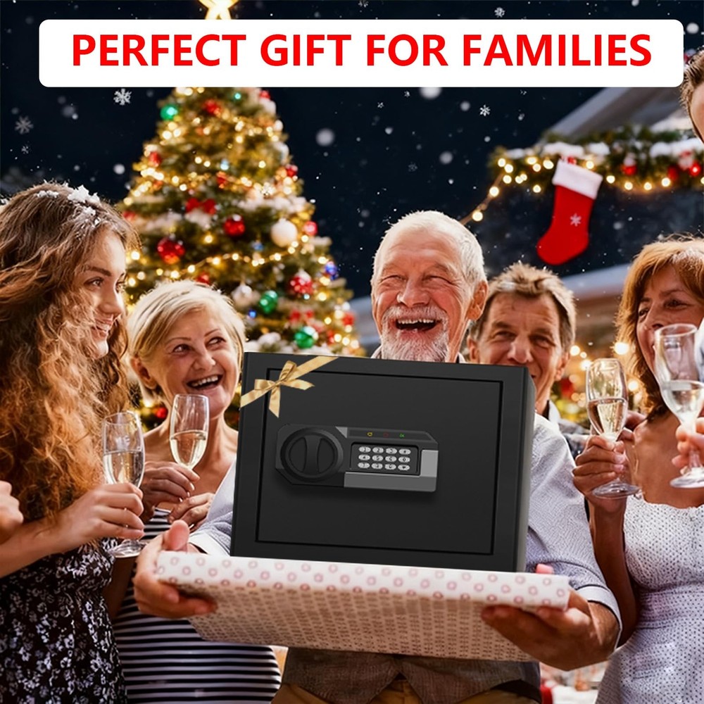 1.2 Cuft Safe Box Fireproof Waterproof, Digital Security Safes for