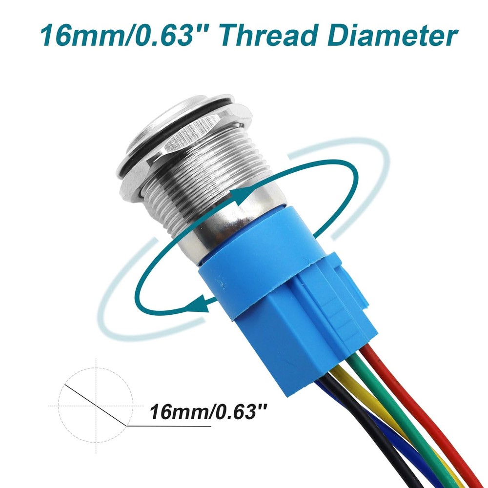 Horn Button, Momentary Push Button Switch, Horn Switch for Car Modification